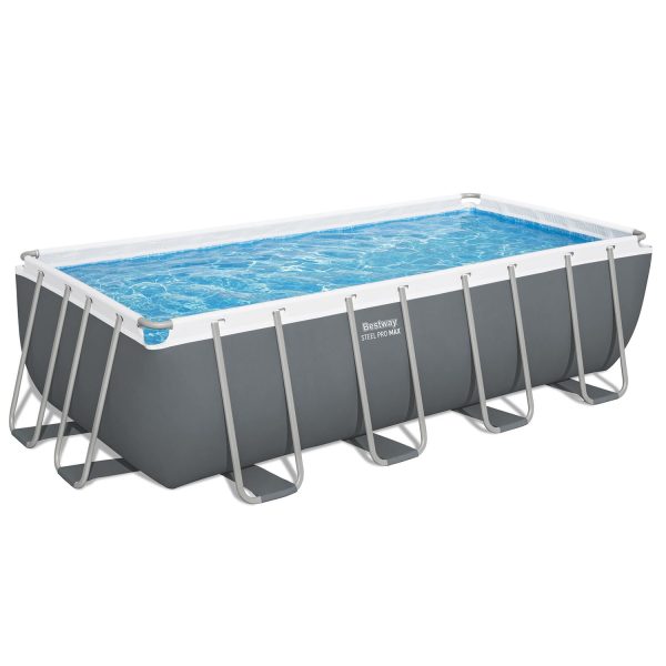 Basen ogrodowy stelażowy 488x244x122 cm 18w1 Bestway 56671N - obrazek 2