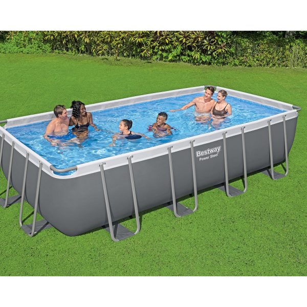 Basen ogrodowy stelażowy 549x274x122cm 17w1 Bestway 56466N - obrazek 3