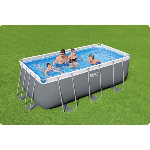 Basen stelażowy ogrodowy 412 x 201 x 122 cm 11w1 Bestway 56456N - obrazek 5