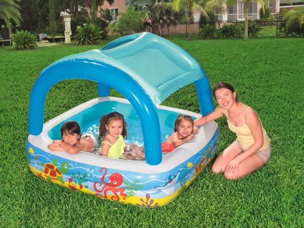 Basenik dla dzieci z daszkiem 140 x 140 x 114 cm Bestway 52192 - obrazek 5