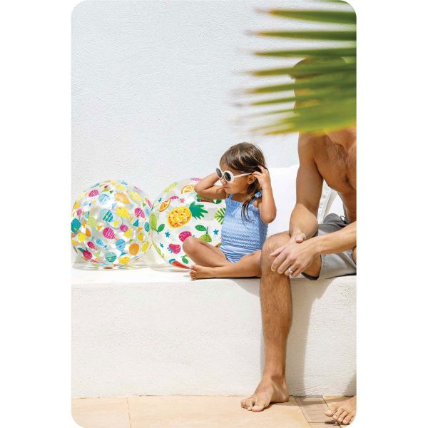 Dmuchana piłka plażowa wesołe rybki 51 cm INTEX 59040 - obrazek 2