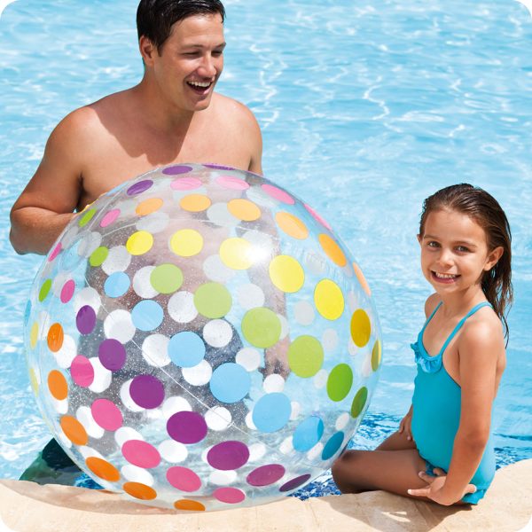 Duża dmuchana piłka plażowa 107 cm INTEX 59065 - obrazek 2