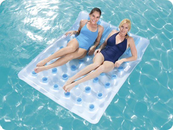 Duży materac plażowy dla 2 os. 193 x 142 cm Bestway 43055 - obrazek 3