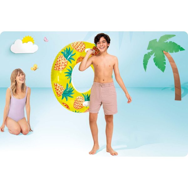 Koło do pływania ananasy 107 cm INTEX 56261 - obrazek 2