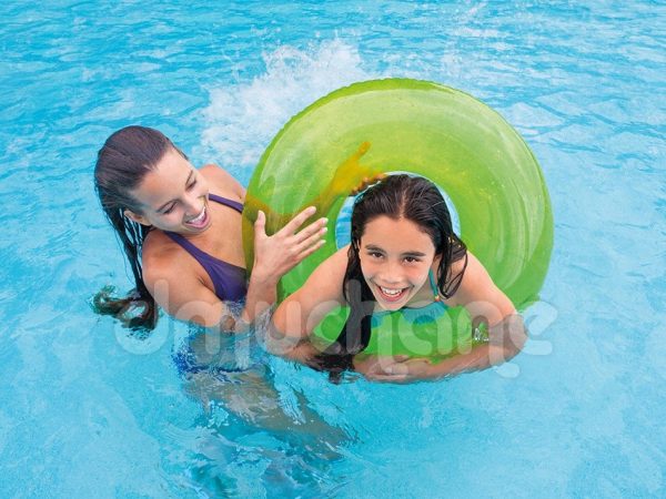Koło do pływania dla dzieci o średnicy 76 cm INTEX 59260 różowy - obrazek 3