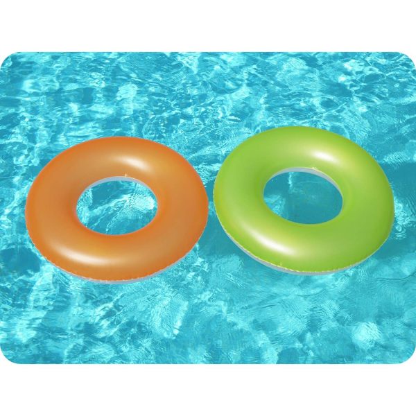 Koło plażowe do pływania dla dzieci 76 cm Bestway 36024 pomarańczowy - obrazek 2
