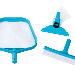 Komplet akcesoriów do czyszczenia - siatka, szczotka, odkurzacz INTEX 29056
