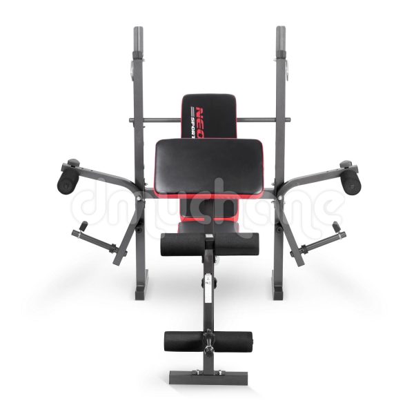 Ławeczka do ćwiczeń pod sztangę + modlitewnik Neo-Sport NS-200 - obrazek 4