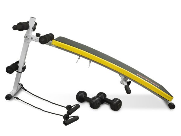Ławeczka skośna do ćwiczeń z ekspanderami i hantlami Neo-Sport NS-07 - obrazek 3