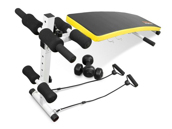 Ławeczka skośna do ćwiczeń z ekspanderami i hantlami Neo-Sport NS-07 - obrazek 4
