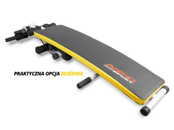 Ławeczka skośna do ćwiczeń z ekspanderami i hantlami Neo-Sport NS-07 - obrazek 6