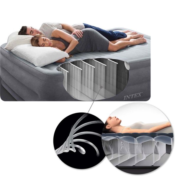 Trampolina ogrodowa 12ft/374cm z siatką zewnętrzną i drabinką Neo-Sport - obrazek 5