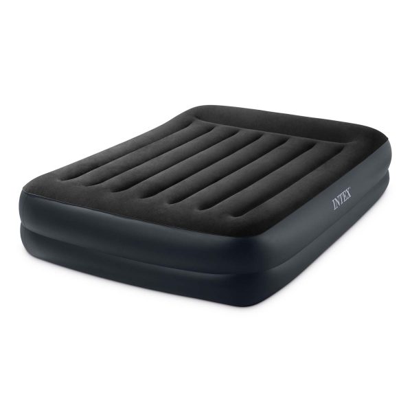 Materac dmuchany 203x152x42 cm z wbudowaną pompką elektryczną INTEX 64124 - obrazek 3