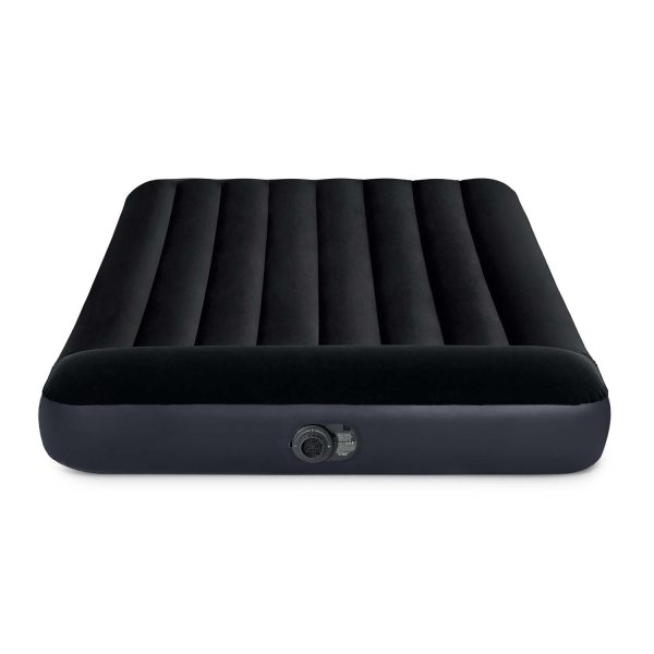 Materac dmuchany 203x152x25 cm z wbudowaną pompką elektryczną INTEX 64150 - obrazek 4