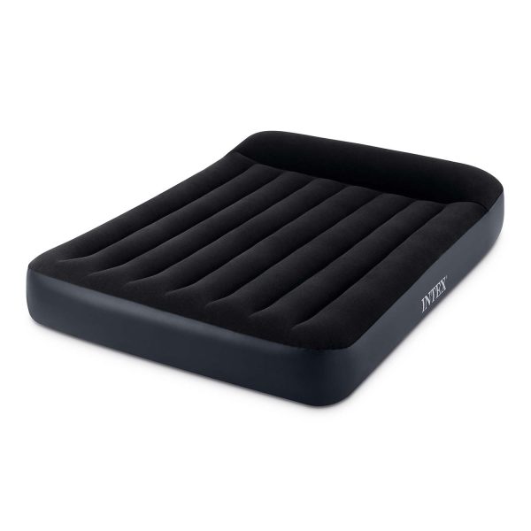 Materac dmuchany 203x152x25 cm z wbudowaną pompką elektryczną INTEX 64150 - obrazek 3