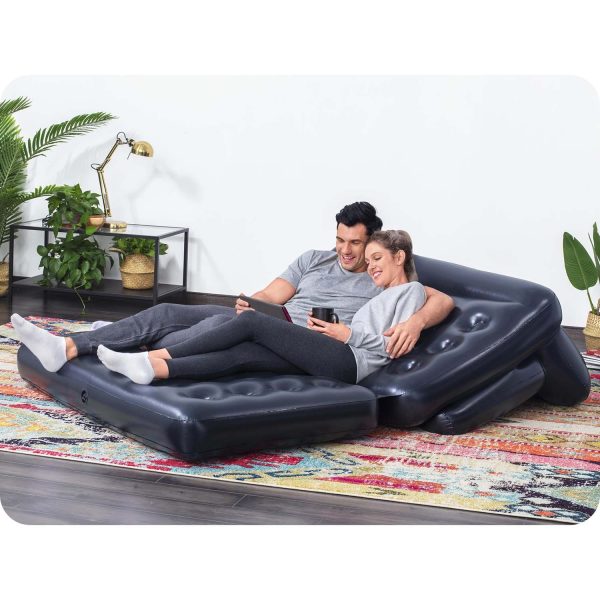 Materac Łóżko 188 x 152 x 64 cm Bestway 75054 - obrazek 2