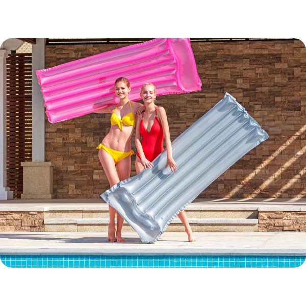 Materac plażowy Deluxe 4 kolory 183 x 76 cm Bestway 44013 pomarańczowy - obrazek 2