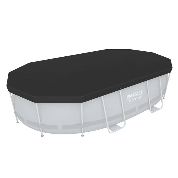 Pokrywa do basenu stelażowego owalnego 427 x 250 x 100 cm Bestway 58425 - obrazek 6