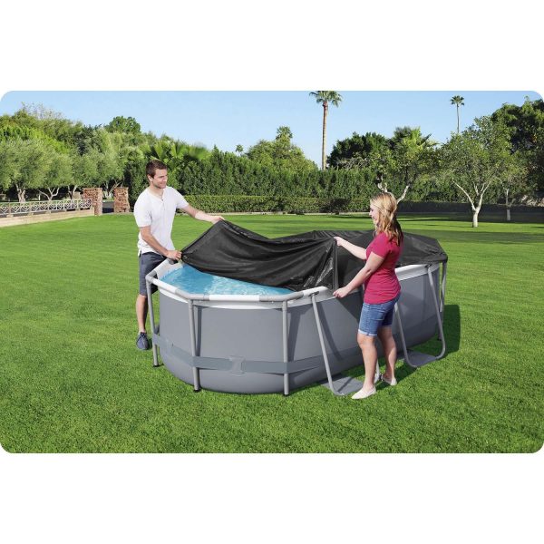 Pokrywa do basenu stelażowego owalnego 300 x 200 x 84 cm Bestway 58424 - obrazek 2