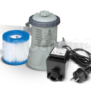 Pompa filtrująca do basenów + transformator 12V 1250 l/h INTEX 28602GS