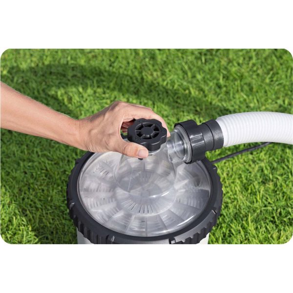 Pompa filtrująca do basenu 5678 l/h + kulki filtrujące Bestway 58870 - obrazek 6