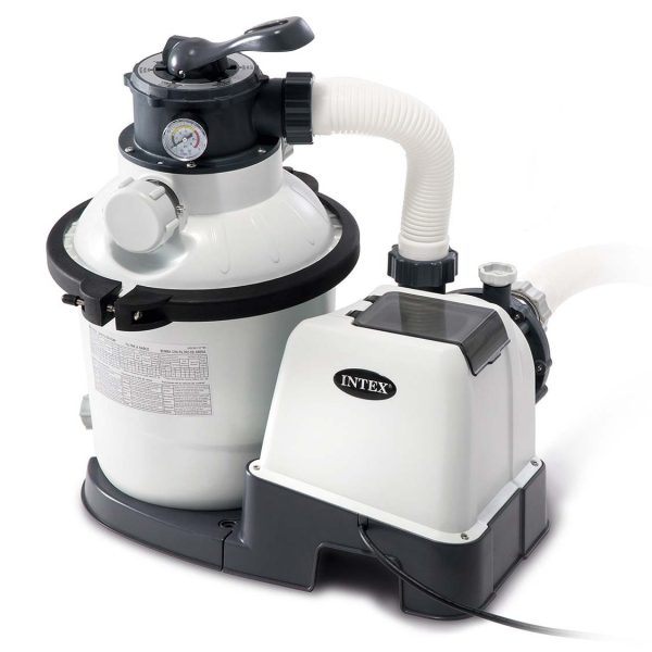 Pompa filtrująca piaskowa 7900 l/h INTEX 26646 + piasek 25 kg - obrazek 2
